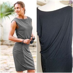 Athleta Westwood jersey stretch black  dress XL